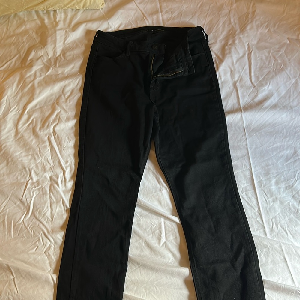 Old navy size 10 straight black jean